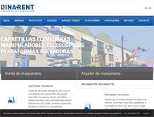 Tablet Screenshot of dina-rent.com